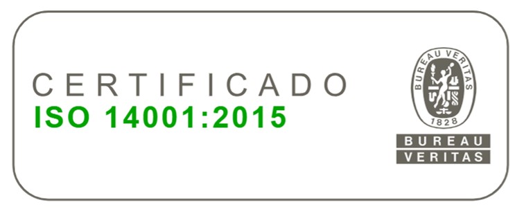Certificado ISO 14001:2015 Bureau Veritas